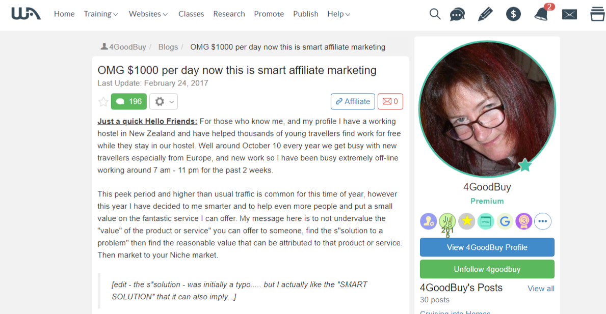How To Make 1,000 Daily with Affiliate Marketing Like Tracey Does